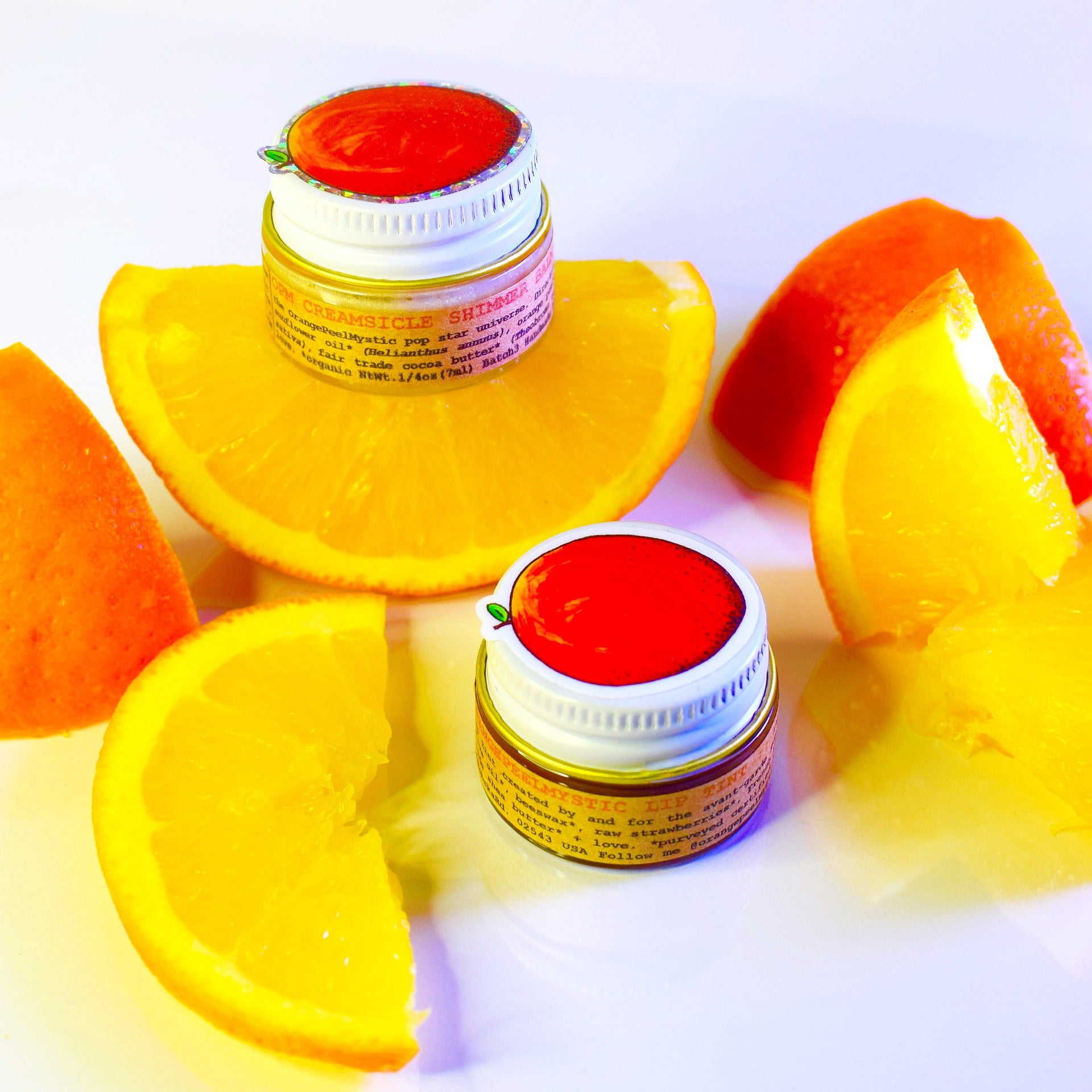 Orange Creamsicle Shimmer Balm