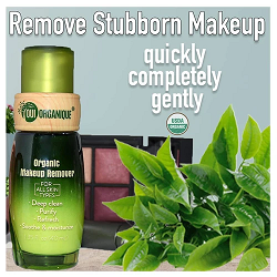 Certified Organic Double action makeup remover Detoxifies the skin Alcohol free